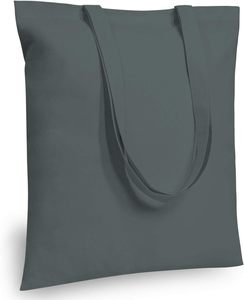 Custom Personalized Eco-Friendly Cotton Canvas Tote Shopping <b>Bag</b> Reusable Fabric with Long Handle for Daily Use Advertising <b>Gift</b> - Product Image 5