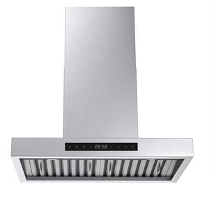 Hotte de cuisine intelligente à commande vocale, murale, en acier inoxydable - Product Image 1