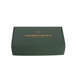 Caja <span class=keywords><strong>de</strong></span> Cartón Corrugado Verde con Logotipo Personalizado, Caja <span class=keywords><strong>de</strong></span> Envío Ecológica con Impresión Flexográfica para Empaque - Product Image 4