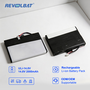 Batterie Li-Ion Revolbat 14,8V 2000mAh <span class=keywords><strong>BTR</strong></span>-10, batterie de remplacement pour les séries FSM-12S 21S 22S - Product Image 1