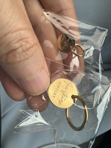Targhette Metalliche con Logo Personalizzato in Acciaio Inossidabile Yiwu Aceon, Piastrina con Logo Personalizzato per Creazione Gioielli, Targhetta con Nome Stampato a Uno o Due Fori con Anello - Product Image 4