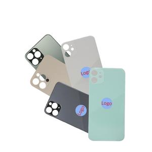 Coques de téléphone portable avec grand trou et logo pour <span class=keywords><strong>iPhone</strong></span> X, <span class=keywords><strong>XS</strong></span>, <span class=keywords><strong>XS</strong></span> Max, 11, 12, 13, 14, 15, 16, 17 Pro Max – Verre <span class=keywords><strong>arrière</strong></span> - Product Image 2