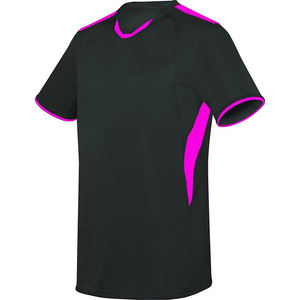 Ensemble de maillot de football personnalisé pour hommes, rouge, col rond, manches courtes, short, services OEM, technique de découpe automatisée, polyester - Product Image 5