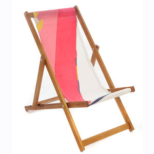 Silla de Jardín con Estampado de <span class=keywords><strong>Atardecer</strong></span> Estilo Ins, Estructura de Madera de Haya para Patio, Balcón, Jardín, Ocio, Venta Directa de Fábrica - Product Image 1