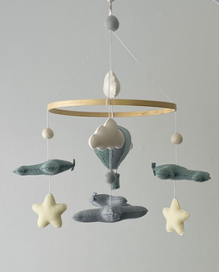 Aereo bambino Mobile vivaio mobile fatto <span class=keywords><strong>a</strong></span> <span class=keywords><strong>mano</strong></span> regalo del bambino mongolfiera Mobile culla Mobile - Product Image 3