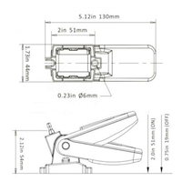 Indicateur de niveau électronique OEM usine, accessoire pour réservoir d'eau, commutateur de flotteur mécanique pour vente