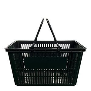 Venta caliente multicolor Mercado de plástico <span class=keywords><strong>supermercado</strong></span> cestas de la compra para tiendas minoristas - Product Image 2