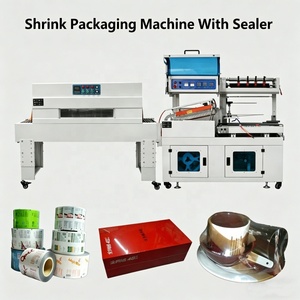 Macchina Automatica per Sigillatura Laterale e Taglio di Sacchetti in Plastica con Barra a L, Macchina per Imballaggio Termoretraibile con Tunnel di Calore - Product Image 2