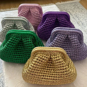 2025 האופנה האחרונה, אופנה ארוג מזדמנים מזדמנים ארוגים קטנים מצמד רכים קטנים מצמד רכות ערב שקית סרוג לנשים יוקרה - Product Image 6