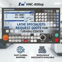 Controlador de Torno CNC HNC-808xpT - Sistema de Control de Torneado Avanzado de 2 Ejes, Pantalla LCD a Color de 7 Pulgadas, Mecanizado de Alta Velocidad, 128 MB