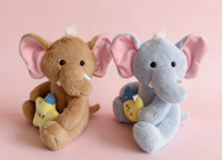 Fabricant de jouets en peluche personnalisés de haute qualité de 25 cm, jouet en peluche éléphant, ours en peluche, jouet en peluche doux