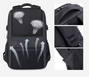 कस्टम लेजर लोगो मुद्रित लोगो सरल आकस्मिक हल्के कंप्यूटर बैकपैक बैग ग्राहक कर्मचारी उपहार लैपटॉप बैकपैक - Product Image 4