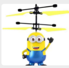 Helicóptero de Control Remoto con Inducción, Resistente a Colisiones y Caídas, con Suspensión de Aire, Diseño de Minions - Product Image 1