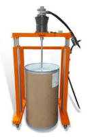 Agitateur de fût pneumatique à double colonne, mobile, pour peinture 55 gallons, mélangeur anti-explosion à moteur pneumatique 200L