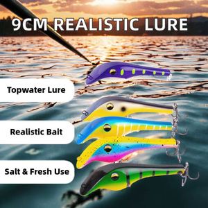 Señuelo de Pesca Micro Minnow Plateado con Cuchilla Grande de ABS, Señuelo de Superficie Especializado para Agua Dulce, de Largo Alcance y Hundimiento Lento - Product Image 2