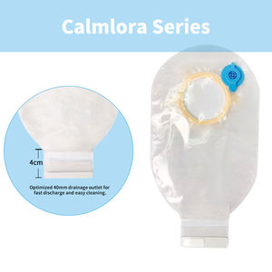 Zodelo Calmlora serisi tıbbi kolostomi torbası tek kullanımlık Drainable iki parçalı Ostomy kılıfı tek kullanımlık tıbbi malzemeler - Product Image 3