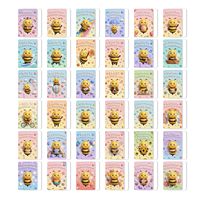 Set di 36 Cartoline di Auguri in Carta Patinata con Illustrazioni e Citazioni per Decorazioni di Feste e Diari