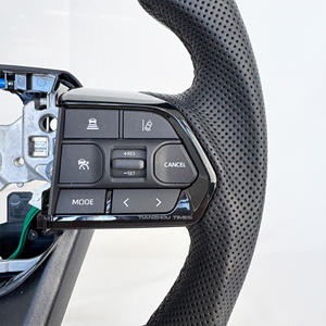 Volante Personalizado de Cuero para <span class=keywords><strong>Toyota</strong></span> <span class=keywords><strong>Gr</strong></span> 4runner <span class=keywords><strong>Chr</strong></span> Serie 79 Hilux Vigo Hiace Prius Celica Rav 4 Innova Crown con Levas de Cambio - Product Image 3