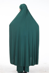 Nuovo Modesto Abito Musulmano Decorato <span class=keywords><strong>Istanbul</strong></span> Islamico Khimae Jilbab Hijab Abaya in Velluto per Donne Musulmane Eid - Product Image 5