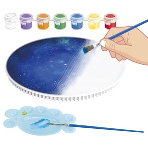 Kit <span class=keywords><strong>de</strong></span> Peinture DIY Éclipse Solaire H311 STEM – Modèle du Système Solaire Rotatif Soleil-Lune-<span class=keywords><strong>Terre</strong></span> à Piles pour Enfants - Product Image 1