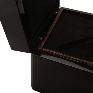 Modern Small Rectangle Handmade MDF 4-Layer Inner Support Gift Magnetic <b>Lid</b> <b>Wood</b> Keepsake Storage <b>Box</b> Customizable - Product Image 4