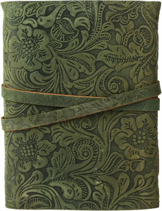 Best Quality Vintage Green Embossed Leather Journal Handmade <b>Diary</b> with Antique Key for Writing & Gifting - Product Image 5