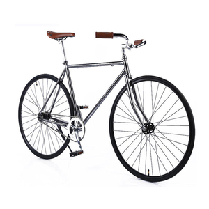 Envío Rápido Bicicleta de Piñón Fijo Retro de 26 Pulgadas de Acero de Alto Carbono con Freno de Disco, Pedal Ordinario y Llanta de Aleación de Aluminio - Product Image 4