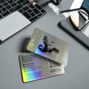 Tarjetas de Visita de PVC Personalizadas, Acabado Arcoíris en Ambos Lados, Diseño Láser, Impresión en Plástico para Miembros VIP, Tipo Tarjeta Magnética - Product Image 6