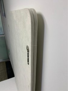 Espejo de Pared de Cuerpo Entero con Marco de Terciopelo Moderno Hecho a Mano, Espejo de Pie Ondulado Art Deco, Espejo de Forma Especial - Product Image 6