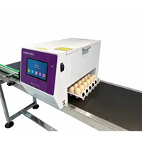 Impresora Tij automática de alta calidad, máquina de inyección de tinta de huevo para codificación continua, fecha de caducidad, máquina de marcado de inyección de tinta de estampado de huevo