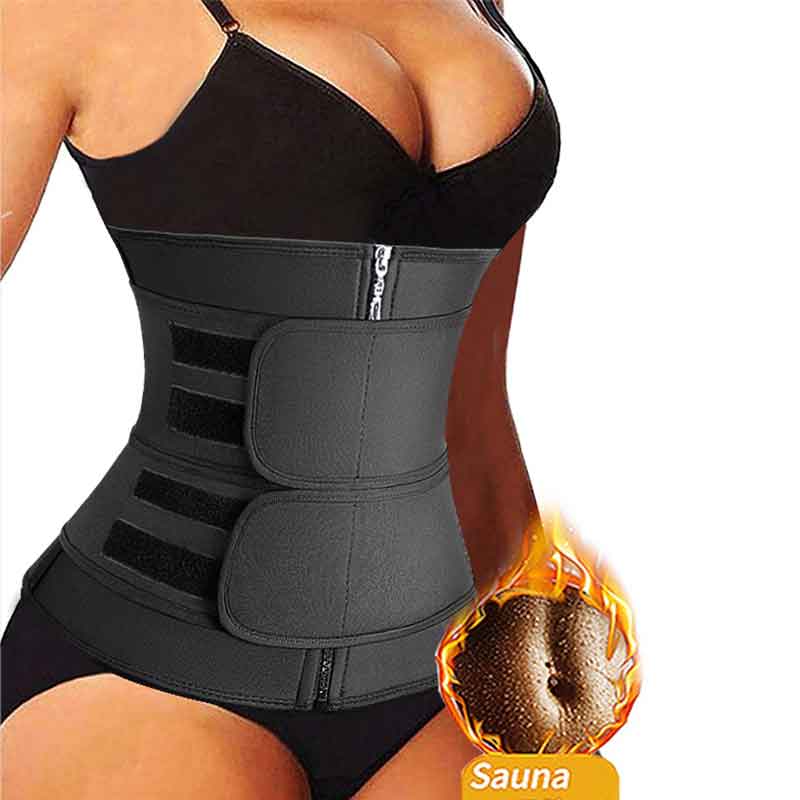 Entrenador de cintura para mujer, cinturón moldeador de cuerpo de neopreno, cinturón adelgazante, funda reductora de vientre, moldeador de barriga, ropa moldeadora para el sudor, corsé de entrenamiento