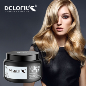 <span class=keywords><strong>Masque</strong></span> capillaire réparateur à la kératine Delofil, huile d'argan naturelle biologique, étiquette privée OEM personnalisée, pour <span class=keywords><strong>cheveux</strong></span> abîmés - Product Image 3