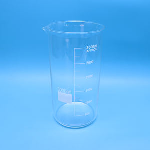 थोक 3000 मिलीलीटर प्रयोगशाला बोरो 3.3 ग्लास को मापने के साथ उच्च रूप में बीकर मोटा बीकर पतला - Product Image 3