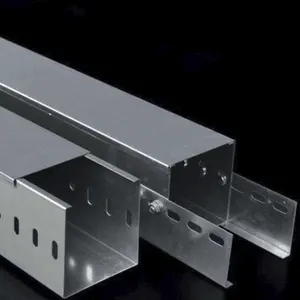 DC Brand Customize Flexible Steel Galvanized Steel Electrical Trunking For Wire Hiding