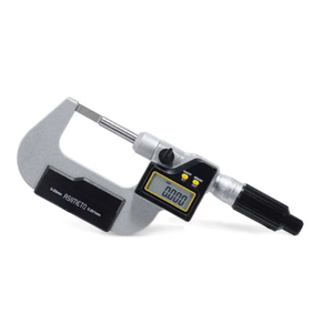 Micrómetro Digital Asimeto 117-01-0 con Escala Grabada, Alta Precisión, 0-25mm, Punta Plana, Medidor de Espesor - Product Image 1