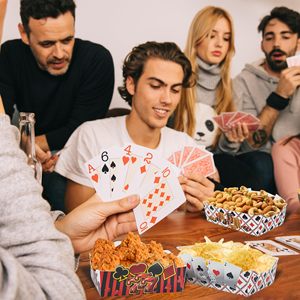 Bandejas de papel para comida de fiesta de <span class=keywords><strong>Casino</strong></span>, chips de caramelo, perros calientes, palomitas de maíz, bandejas desechables, Texas <span class=keywords><strong>Casino</strong></span>, Las Vegas, suministros para fiesta de cumpleaños - Product Image 2
