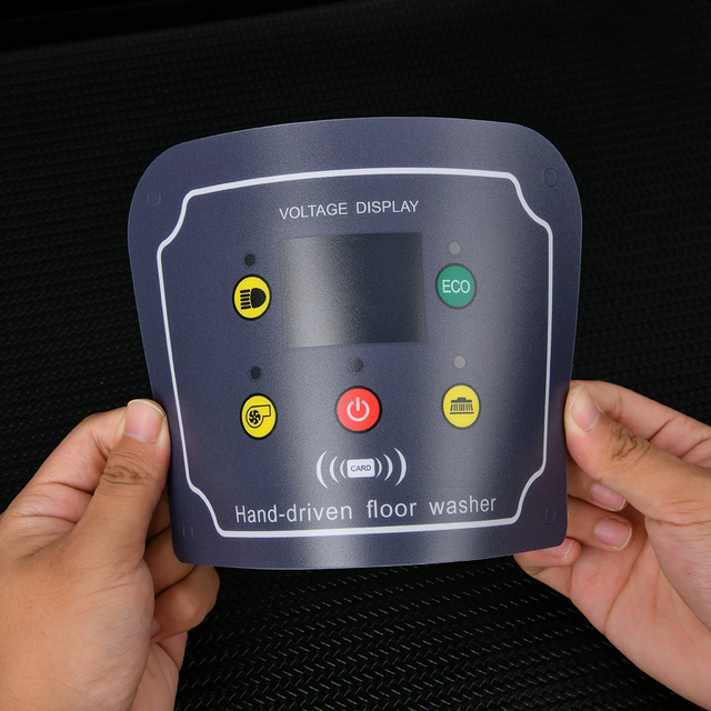 Custom Adhesive Polycarbonate PC Front Control Panel Label Nameplate Overlay Graphic Stickers for Electronic Product