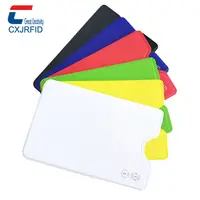 Korumak banka kartı PVC engelleme plastik kredi kartı RFID engelleyici kart kol tutucu promosyon için