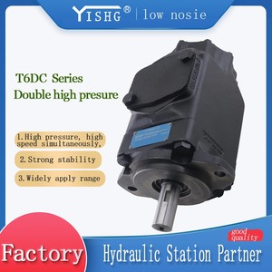 อะไหล่ปั๊ม T6DC T6EC ปั๊มใบพัด T6DC-045-014-2R00-C1 ปั๊มไฮดรอลิกคู่ 240 บาร์ T6DC-031-17-1R01-B1 - Product Image 2