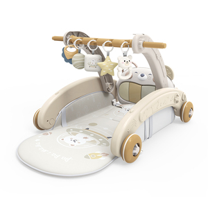 Becho Toys Centro de Actividades 4 en 1 para Bebés, Andador para Niños Pequeños, Silla Mecedora para Recién Nacidos, Tapete de Juego con Piano para Bebés, Regalo para el Tiempo Boca Abajo - Product Image 1