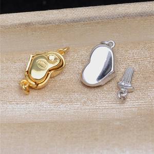 ตัวล็อคแบบแท่งสี่เหลี่ยมเงินแท้ S925 ลายม้ารัก สำหรับเครื่องประดับ 5551 - Product Image 3