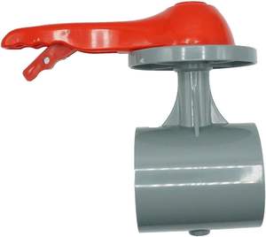 วาล์วควบคุมปริมาณลมแบบก้านโยก รุ่น P46-002 ผลิตจาก PVC ทนทานต่อการกัดกร่อน ยี่ห้อ Kansaikako - Product Image 2