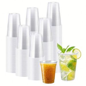 Vasos Desechables Transparentes y Duraderos de Plástico PP con Logotipo Personalizado Cundao, 500ml/700ml, Tapas Seguras para Café, Leche, Té Boba - Product Image 1