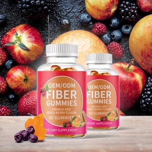 Complément alimentaire prébiotique en fibres OEM, saveur <span class=keywords><strong>orange</strong></span> et fruits rouges, gommes prébiotiques en fibres pour la santé intestinale - Product Image 3