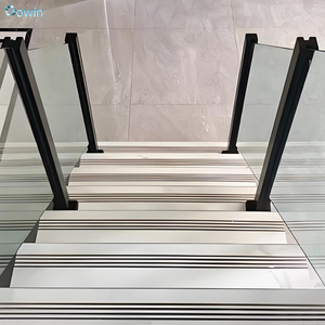 Moderne Innen-Glasbalustrade |   Verbund-Sicherheitsglas für Treppenhäuser, Hotels, Parks und Apartments - Product Image 1