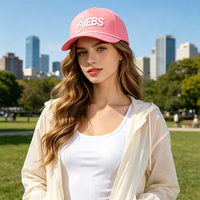 Casquette de baseball 5 panneaux 100 % coton de haute qualité avec broderie 3D, sangle réglable, design moderne et dynamique pour adultes unisexes