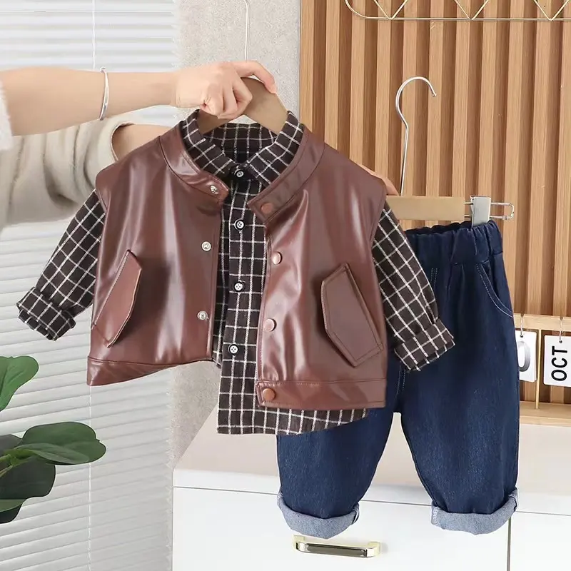 Hợp Thời Trang 1 2 3 4 5 Năm Tuổi Trẻ Sơ Sinh Mặc Toddler Trang Phục Bé Cậu Bé Quần Áo Thiết Lập Thời Trang Quần Áo Cho Trẻ Em Trẻ Em Quần Áo Bán Buôn