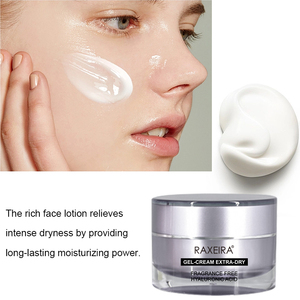 Crema facial hidratante blanqueadora con fórmula antienvejecimiento de ácido hialurónico Natural de etiqueta privada para pieles extra secas - Product Image 3