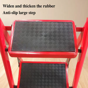 Rak Penyimpanan Tangga Baja Multifungsi 2-Tingkat Bersertifikat CE Desain Modern Portabel untuk Apartemen Dapur - Product Image 5