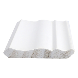 Gros en bois blanc apprêté moulure <span class=keywords><strong>corniche</strong></span> décorative LVL MDF pin plafond bois couronne moulure - Product Image 5